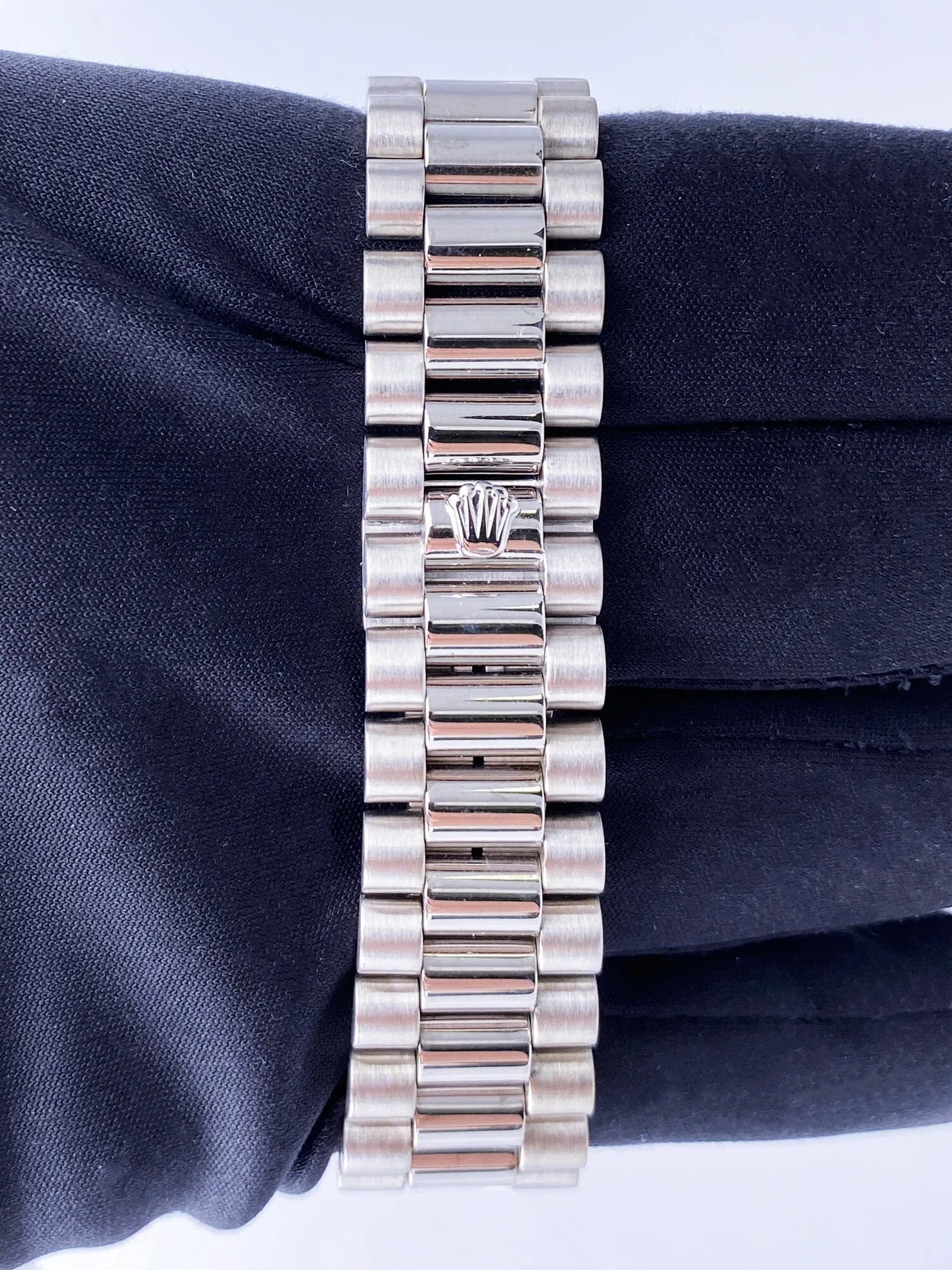 Rolex Day-Date 1803 Blue Dial 18K White Gold Mens Watch