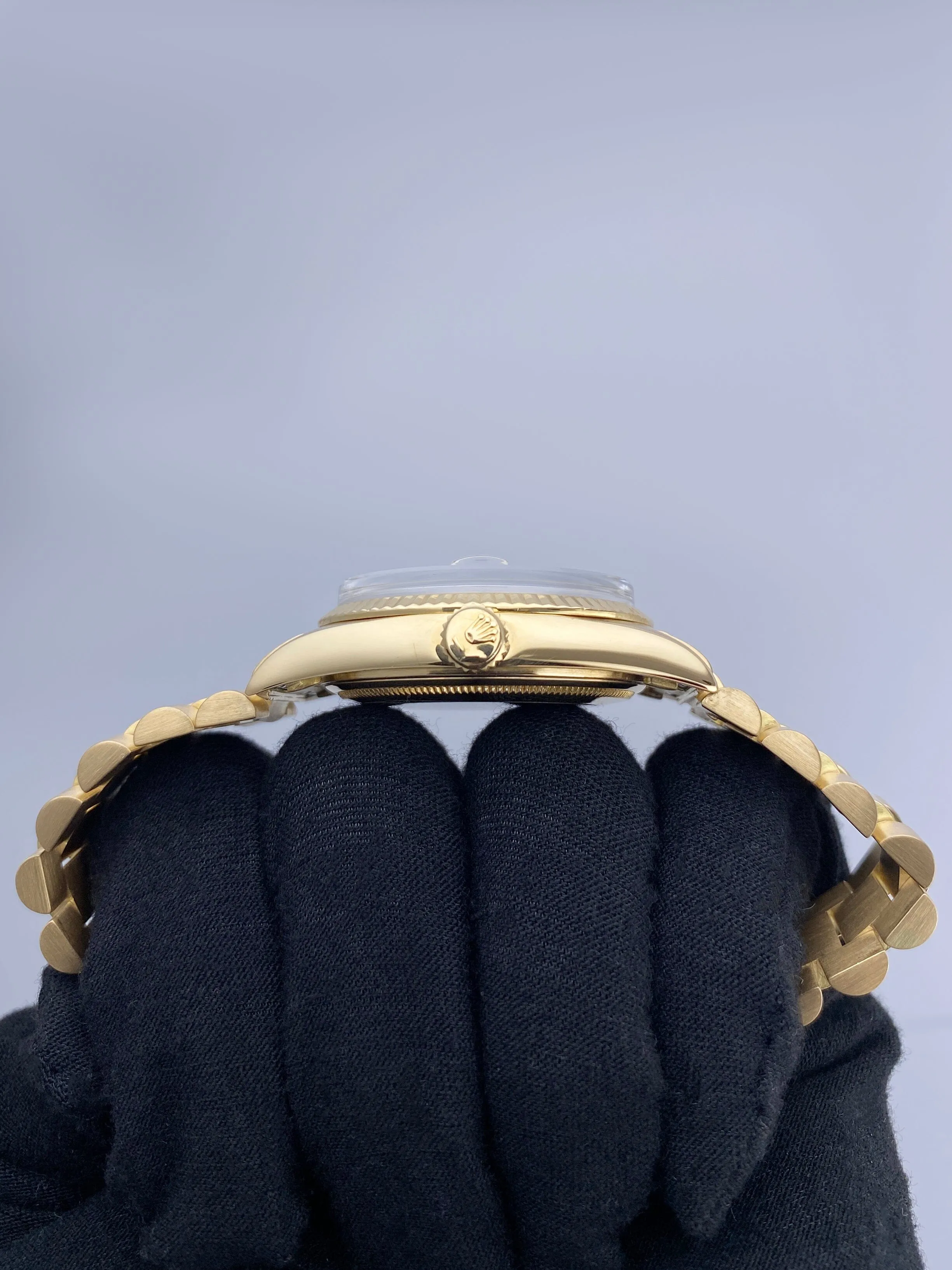 Rolex Day Date 1803 Silver Dial 18K Yellow Gold Mens Watch