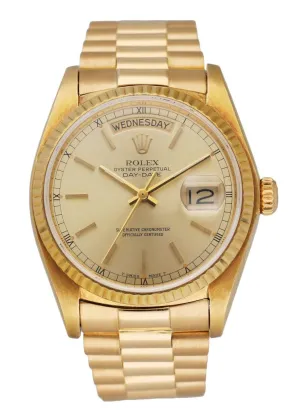 Rolex Day Date 18038 President Men's Watch