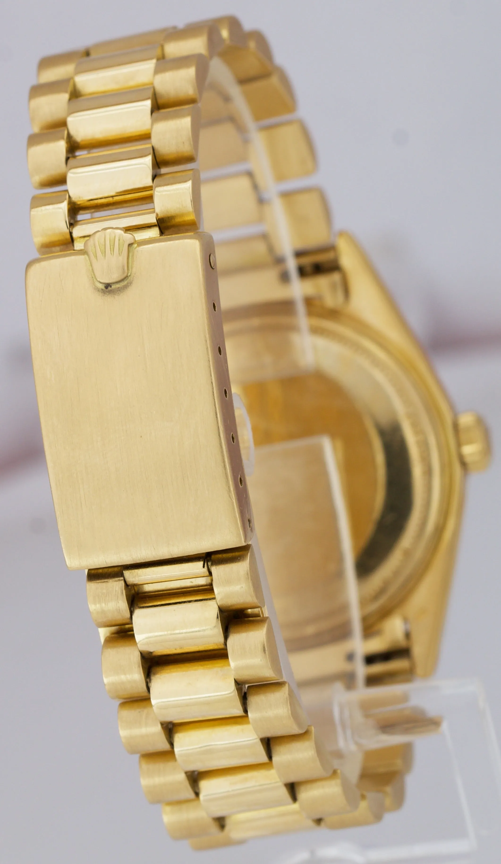 Rolex Day-Date President 1803 Pie-Pan Blue 36mm 18K Yellow Gold Watch 18038
