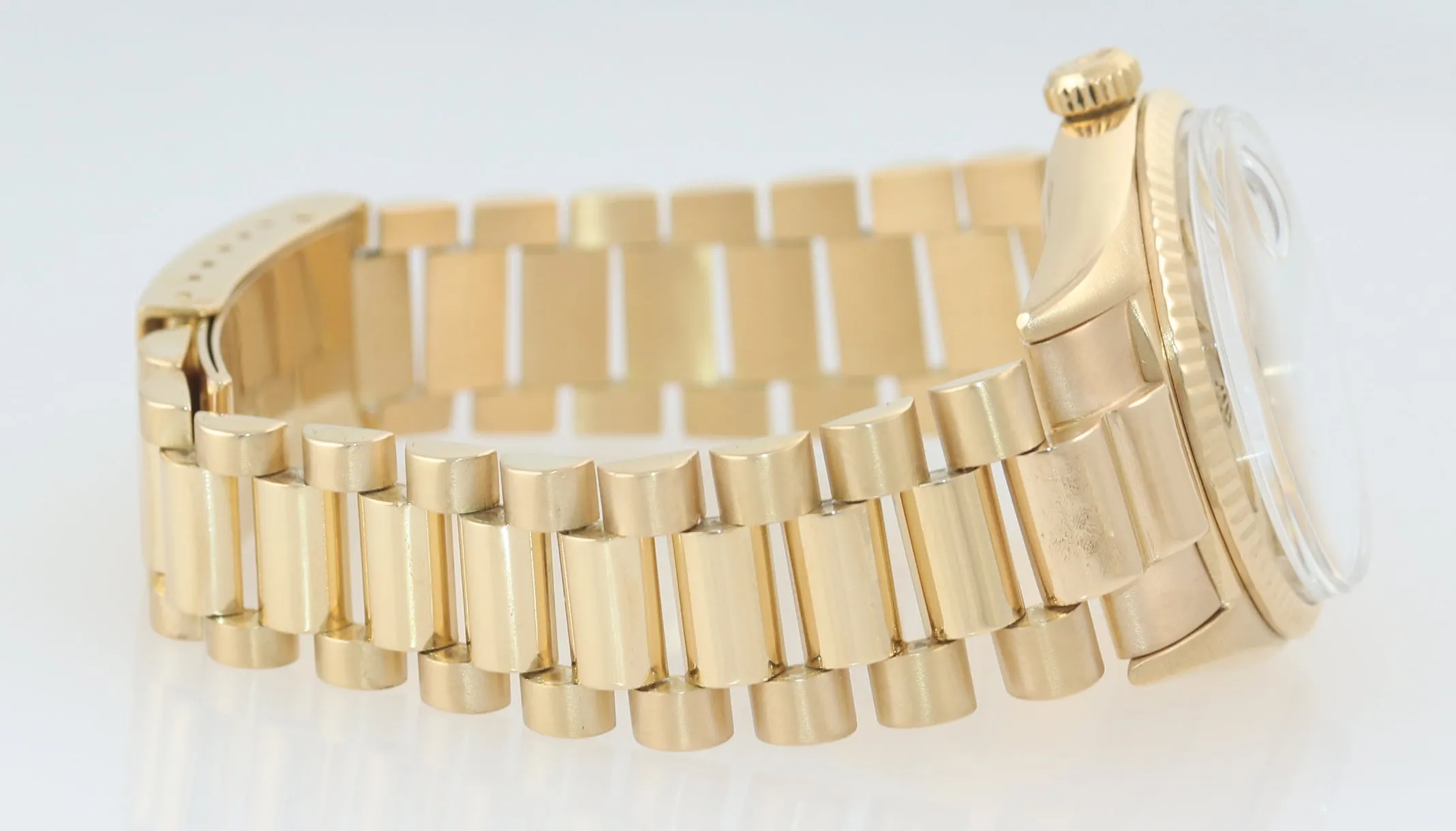 Rolex Day-Date President 36mm 1803 Champagne 18K Yellow Gold Band Watch 18038