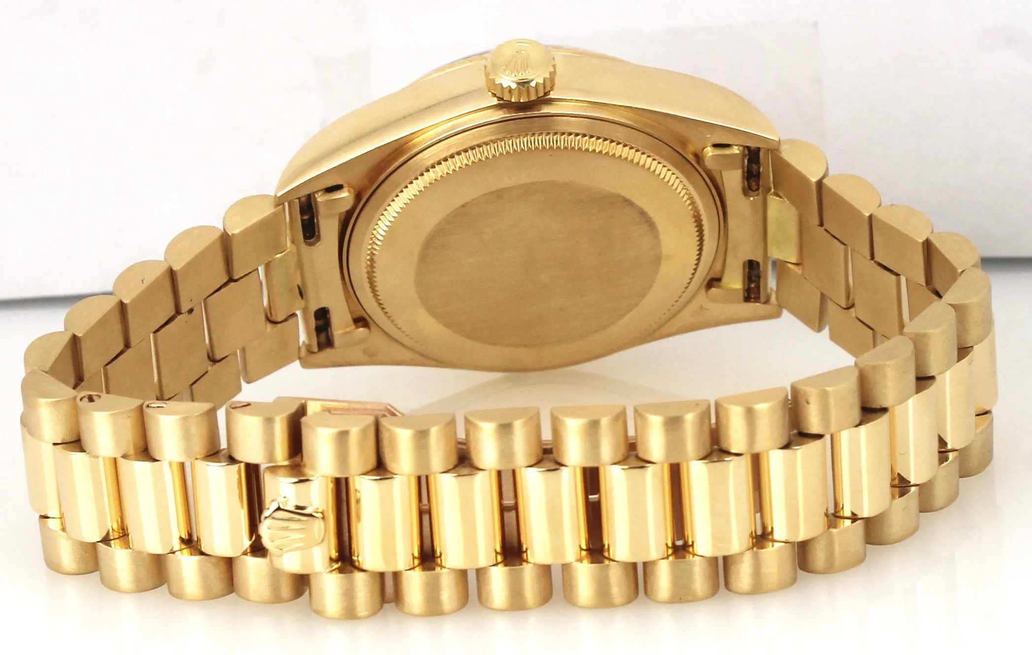Rolex Day-Date President 36mm 18038 18K Gold Burl Wood Watch Presidential