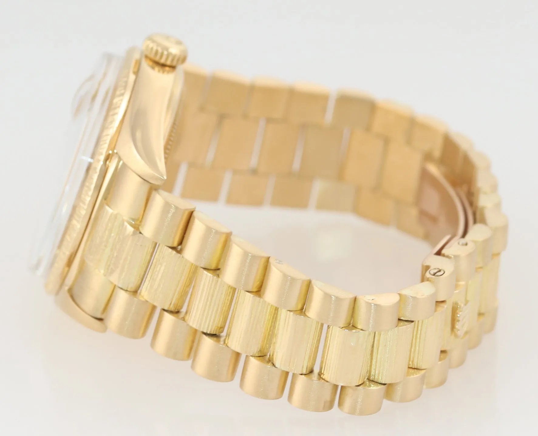 Rolex Day-Date President 36mm 1807 Champagne 18K Yellow Gold Bark Watch 18038