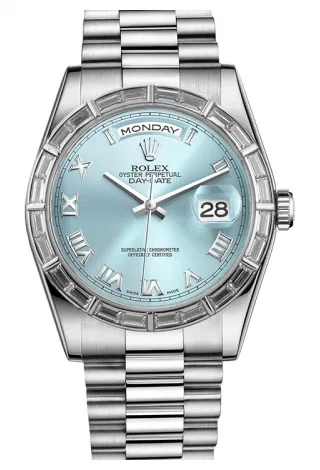 Rolex - Day-Date President Platinum - Diamond Bezel - President