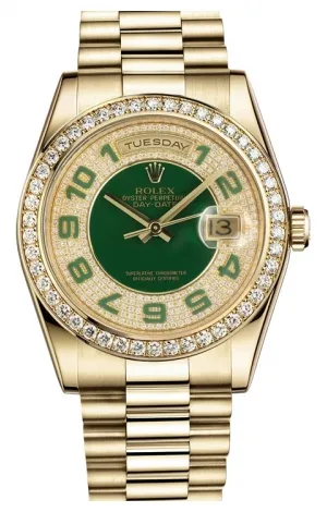 Rolex - Day-Date President Yellow Gold - 52 Diamond Bezel - President