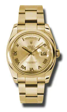 Rolex - Day-Date President Yellow Gold - Domed Bezel