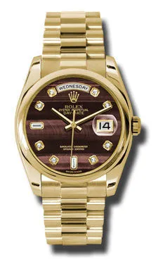 Rolex - Day-Date President Yellow Gold - Domed Bezel