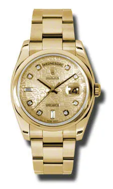 Rolex - Day-Date President Yellow Gold - Domed Bezel