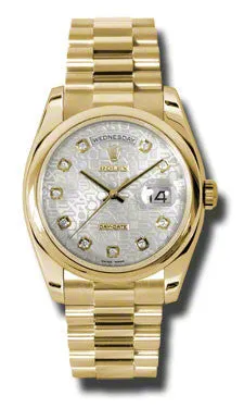 Rolex - Day-Date President Yellow Gold - Domed Bezel