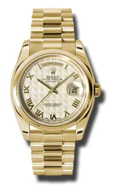 Rolex - Day-Date President Yellow Gold - Domed Bezel
