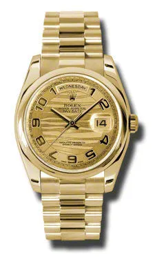 Rolex - Day-Date President Yellow Gold - Domed Bezel