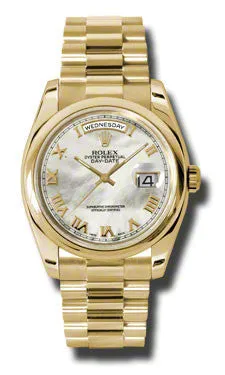 Rolex - Day-Date President Yellow Gold - Domed Bezel