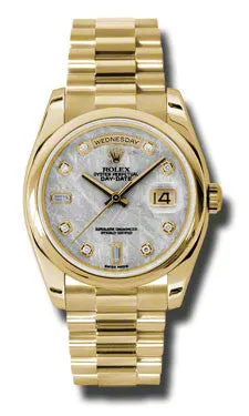 Rolex - Day-Date President Yellow Gold - Domed Bezel