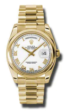 Rolex - Day-Date President Yellow Gold - Domed Bezel
