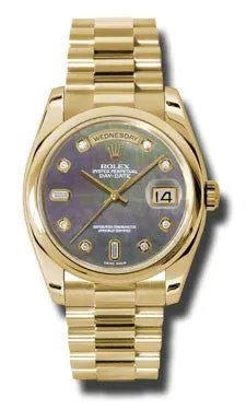 Rolex - Day-Date President Yellow Gold - Domed Bezel