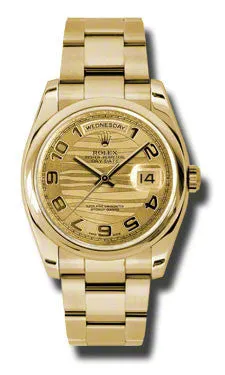 Rolex - Day-Date President Yellow Gold - Domed Bezel