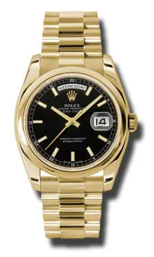 Rolex - Day-Date President Yellow Gold - Domed Bezel