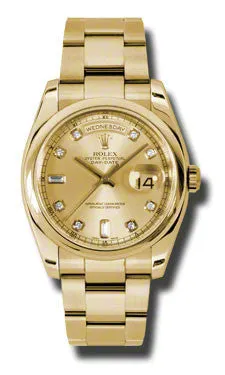 Rolex - Day-Date President Yellow Gold - Domed Bezel