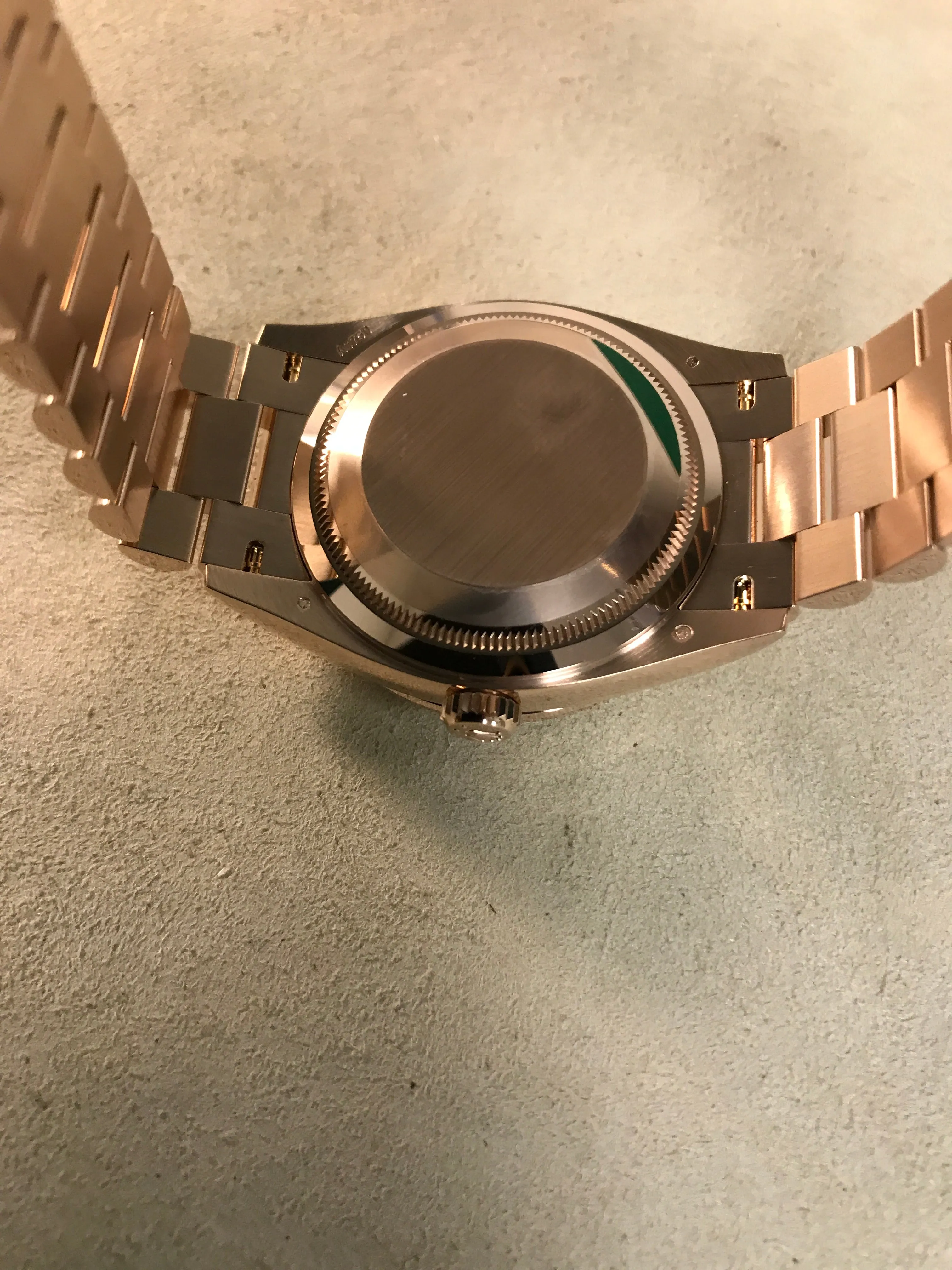 Rolex DayDate 36 Everose Gold & Diamond President Slate (128345RBR-0052)
