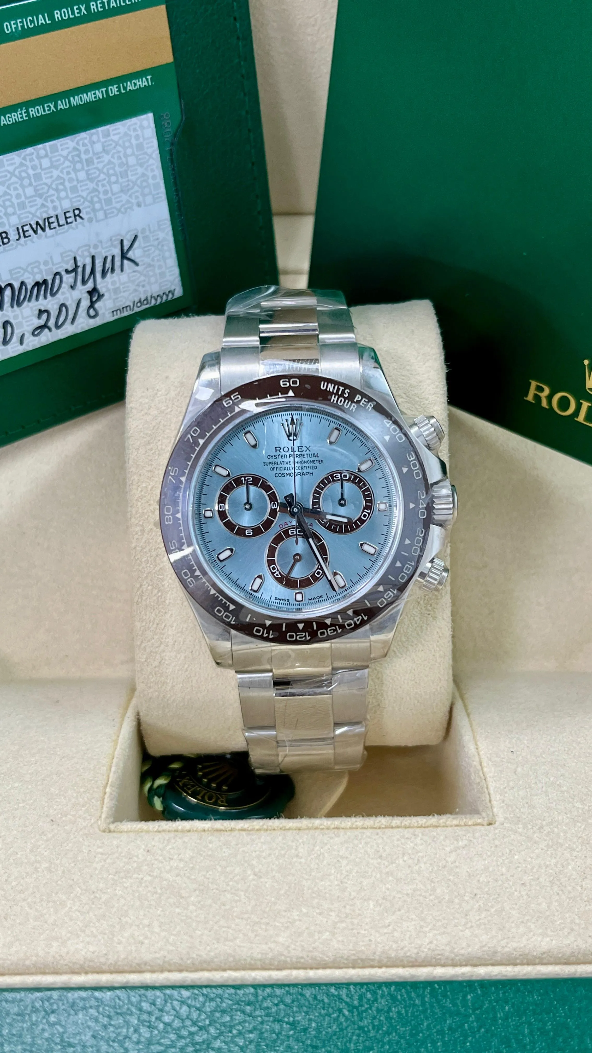 Rolex Daytona 116506 Ice Blue Dial (2018)