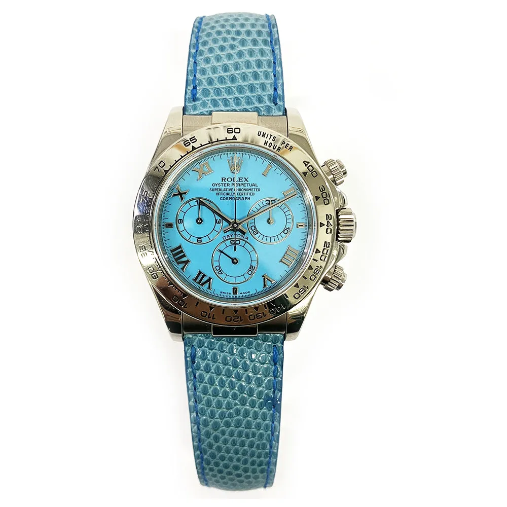 Rolex Daytona 116519 Turquoise Roman Dial Jul 2002