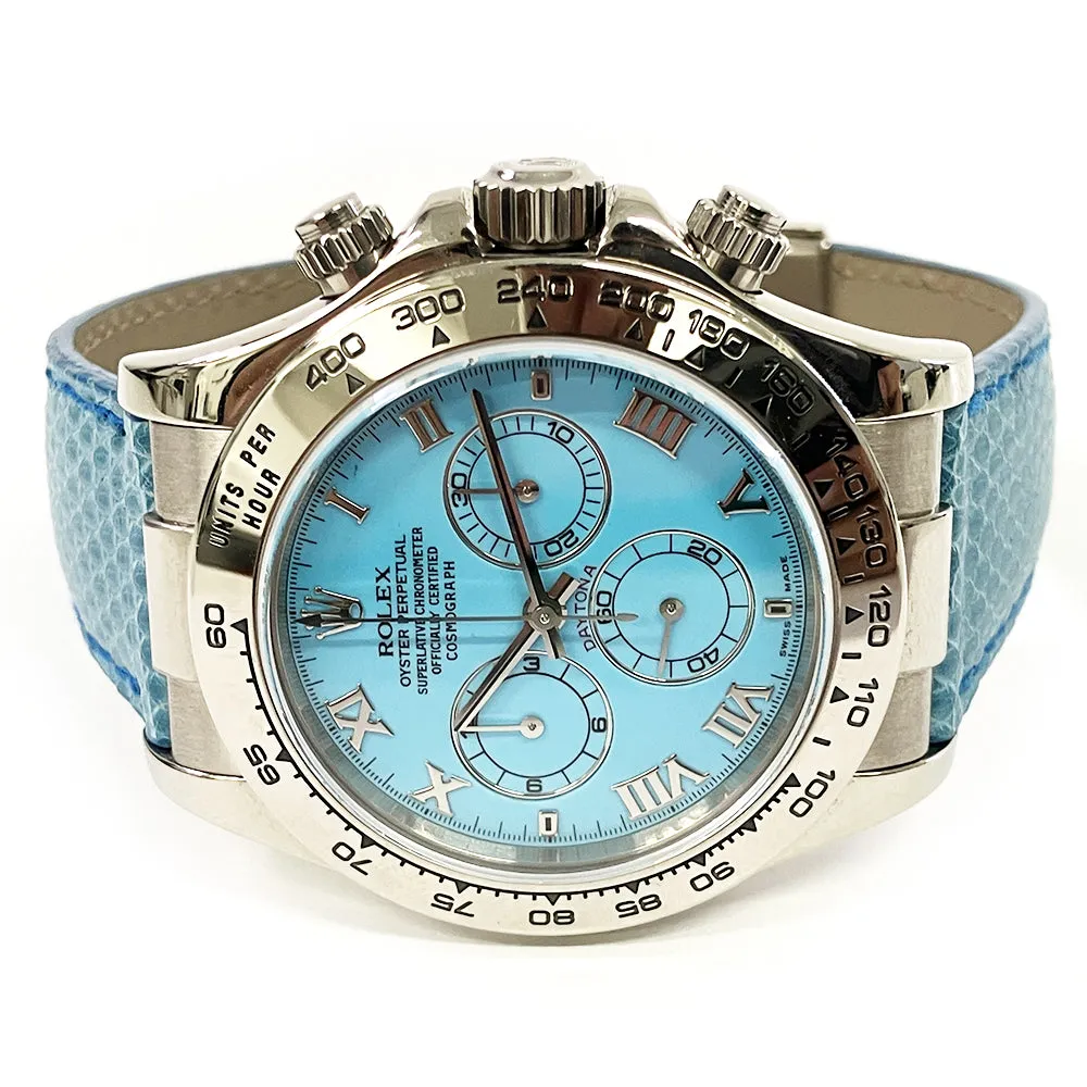 Rolex Daytona 116519 Turquoise Roman Dial Jul 2002