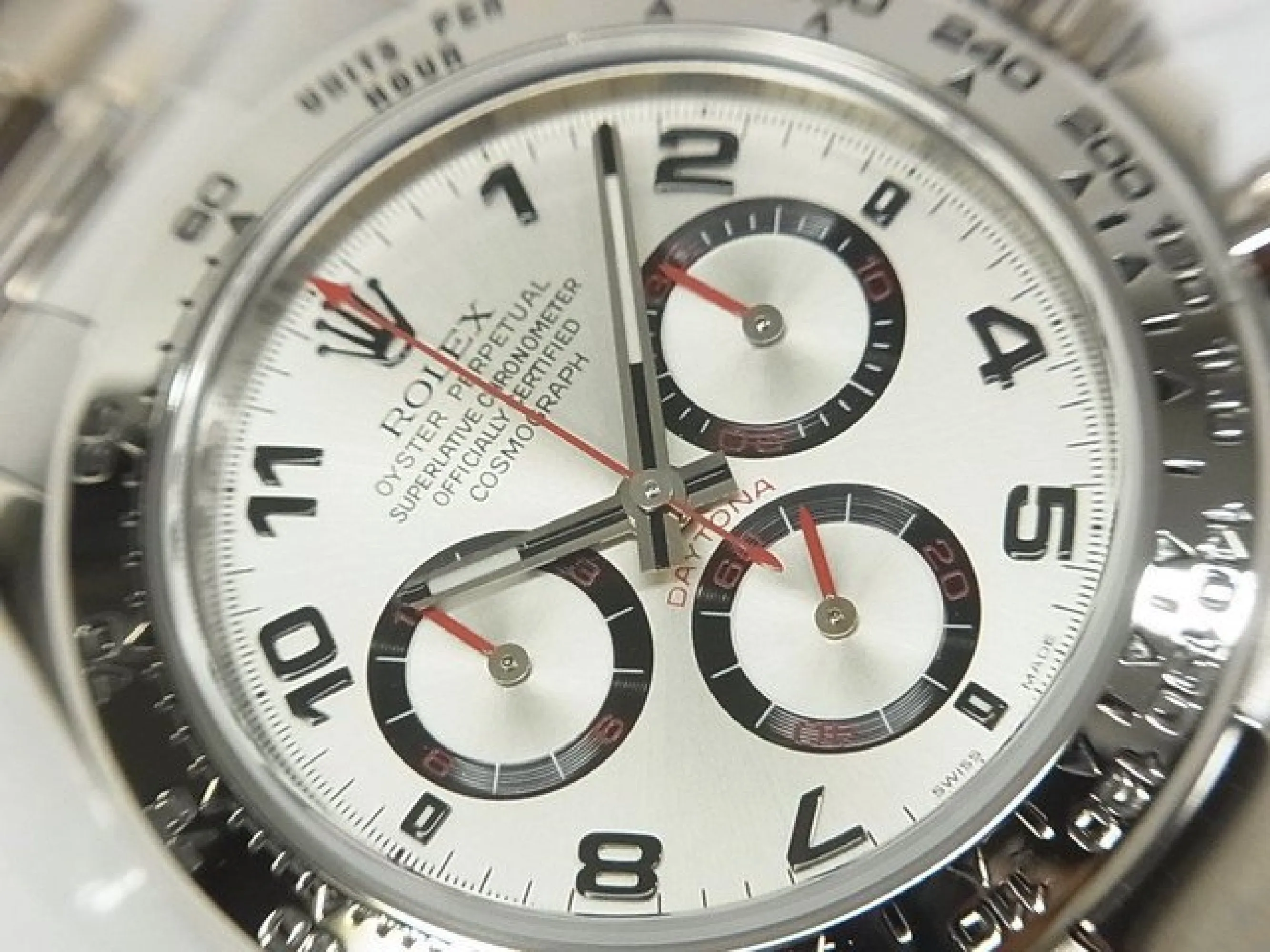 ROLEX Daytona 18K white gold silverAR Ref.116509 Z series Mens 181289835