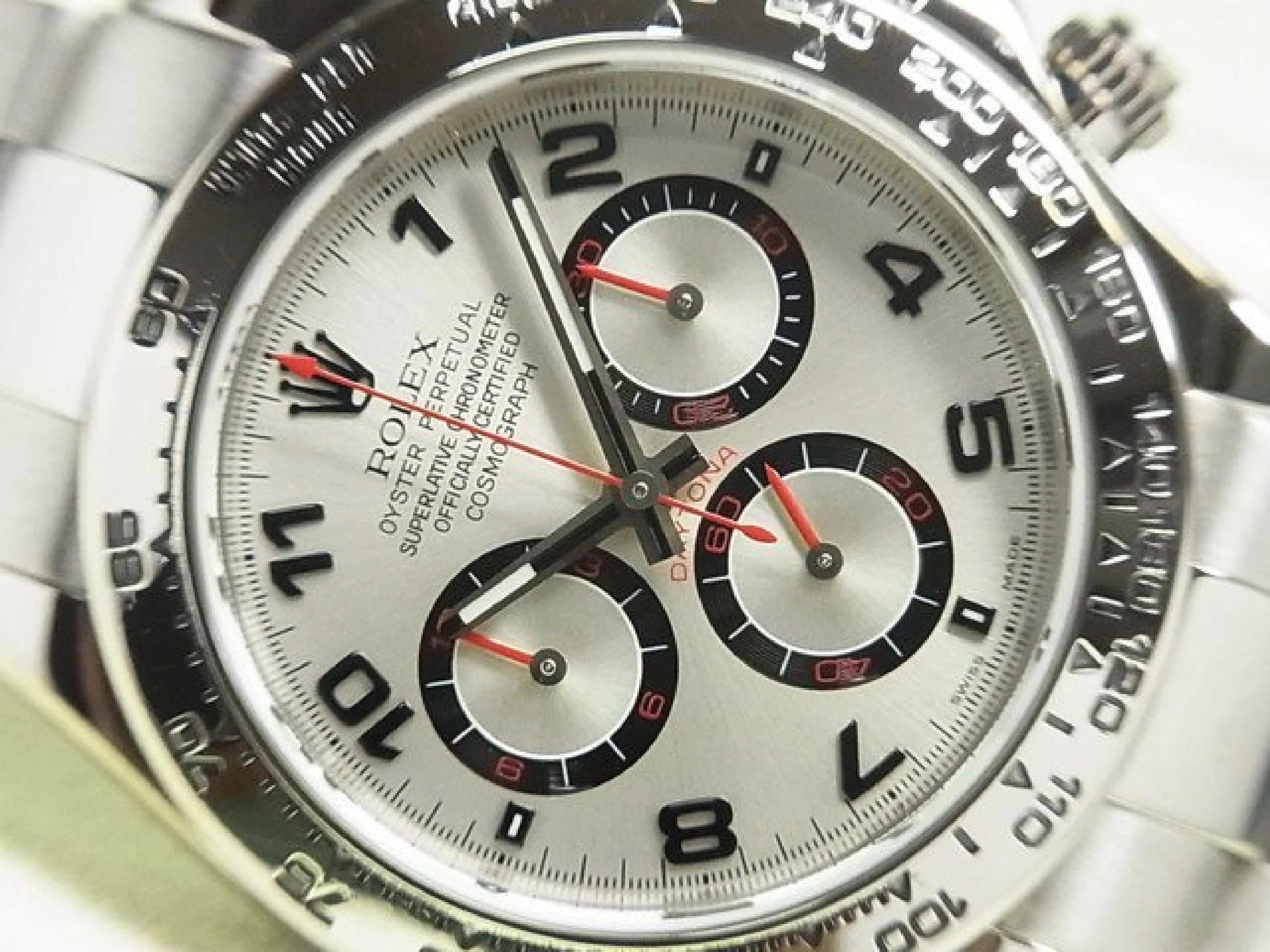 ROLEX Daytona 18K white gold silverAR Ref.116509 Z series Mens 181289835