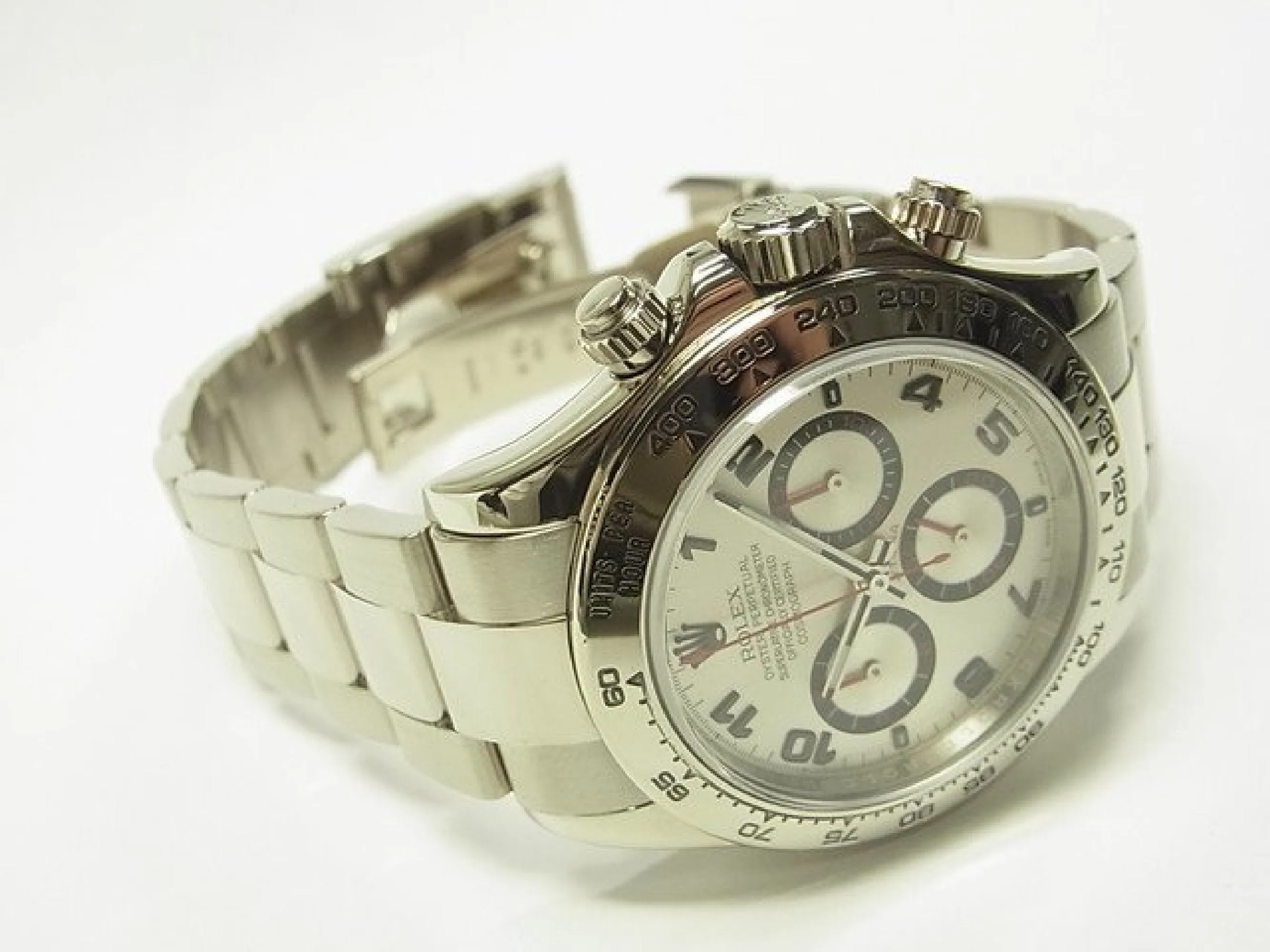 ROLEX Daytona 18K white gold silverAR Ref.116509 Z series Mens 181289835