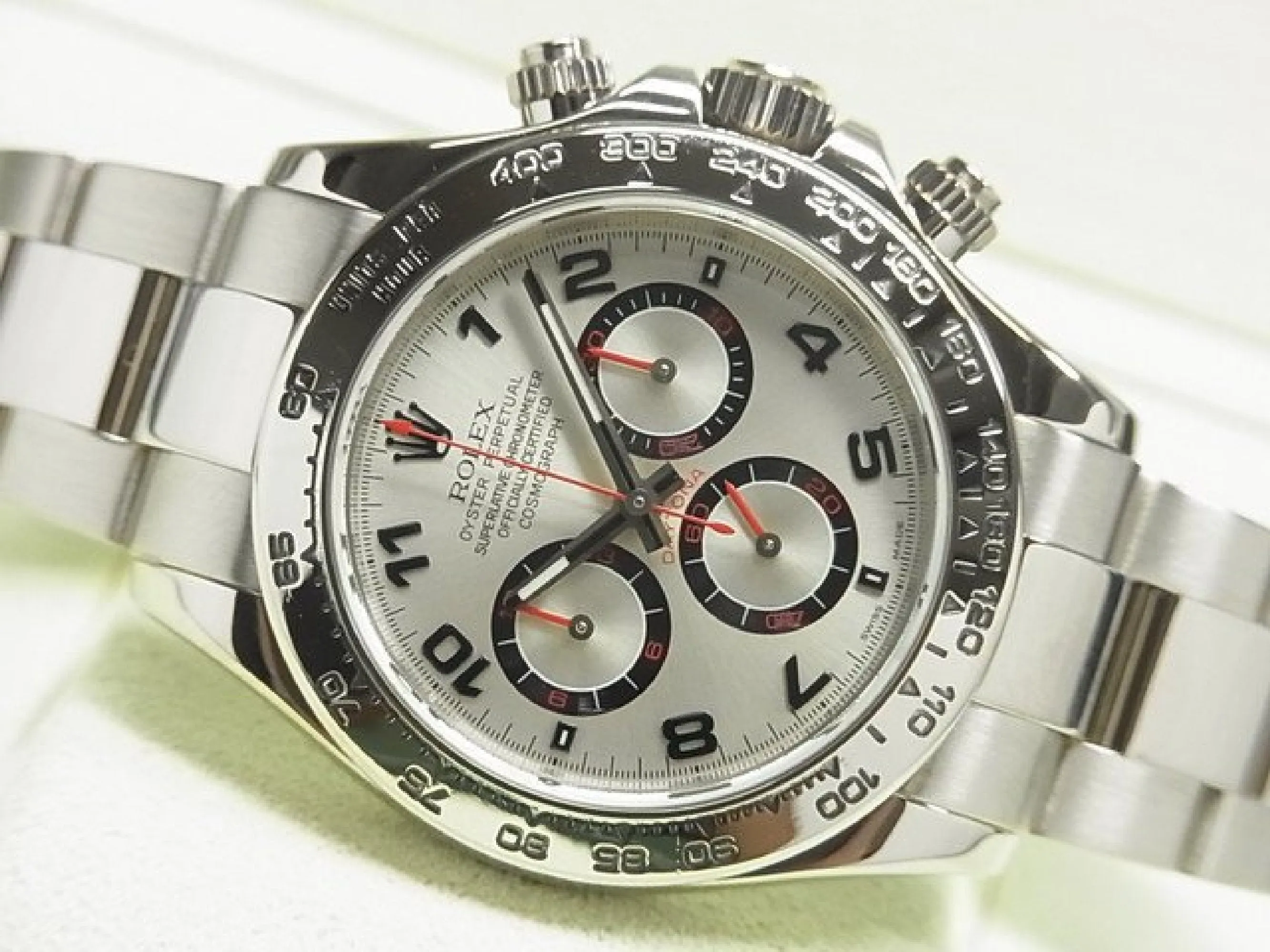 ROLEX Daytona 18K white gold silverAR Ref.116509 Z series Mens 181289835