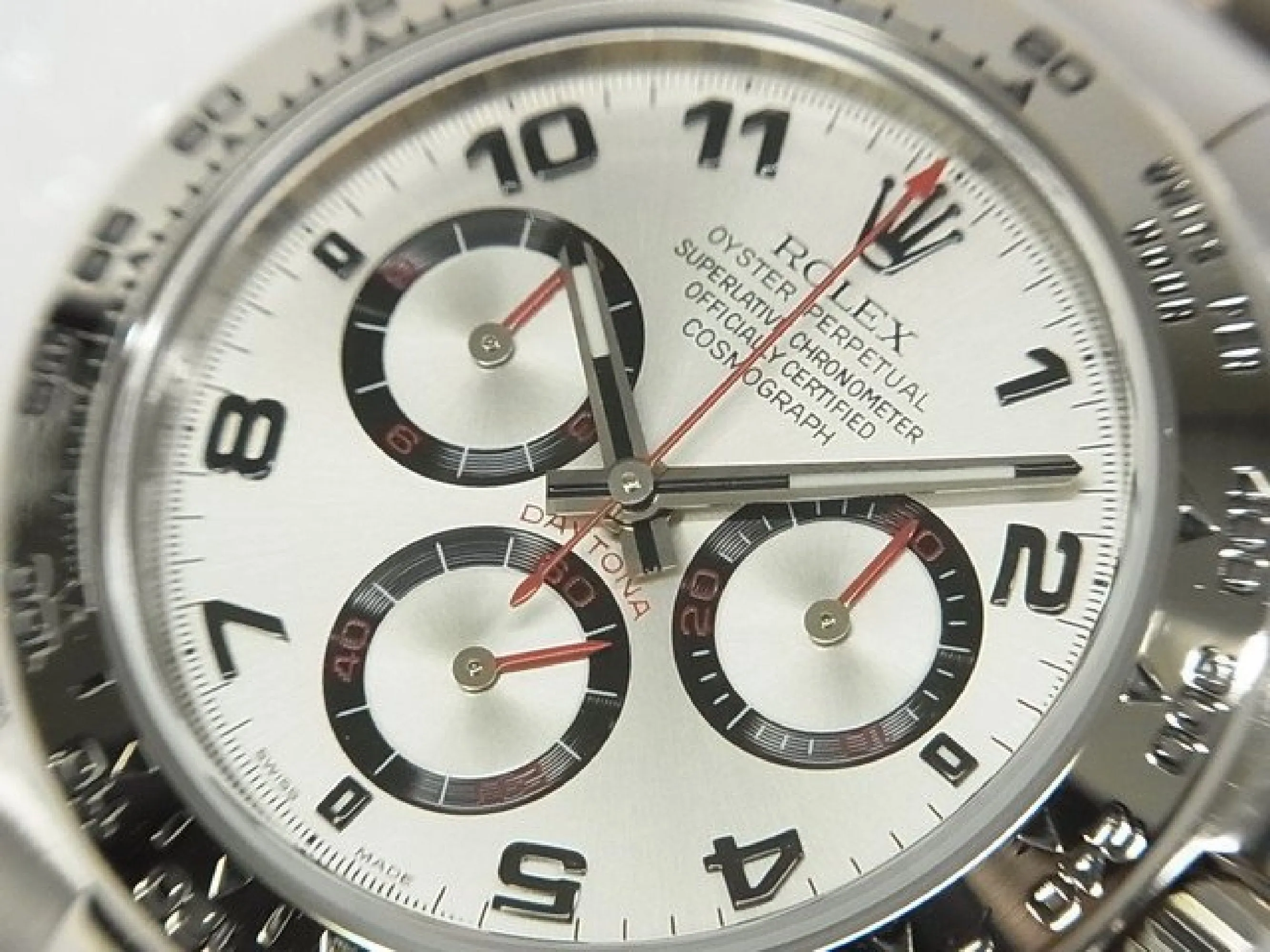 ROLEX Daytona 18K white gold silverAR Ref.116509 Z series Mens 181289835