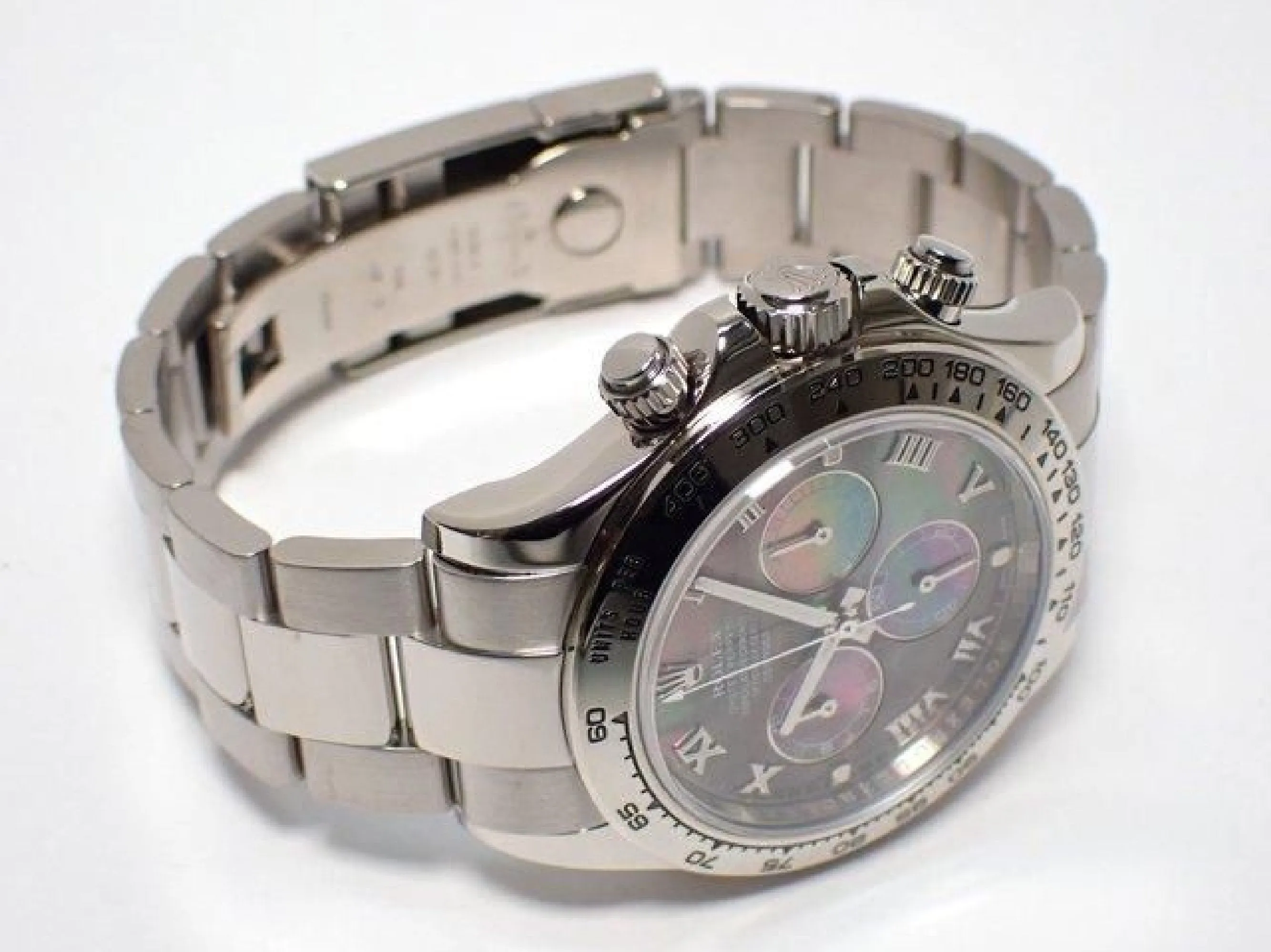 ROLEX Daytona 18KWG black Shell 116509NR '11 Mens 184790160