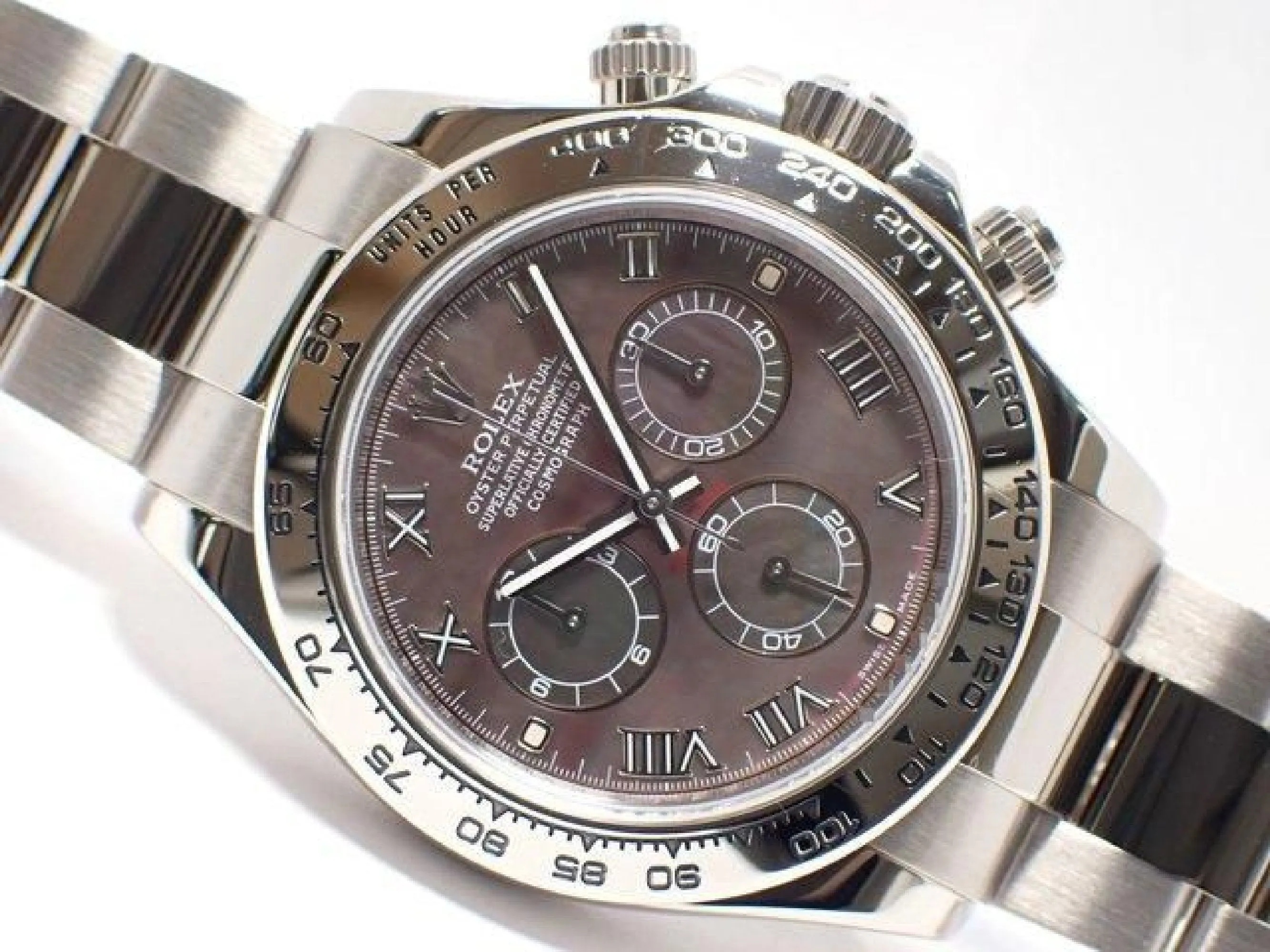 ROLEX Daytona 18KWG black Shell 116509NR '11 Mens 184790160