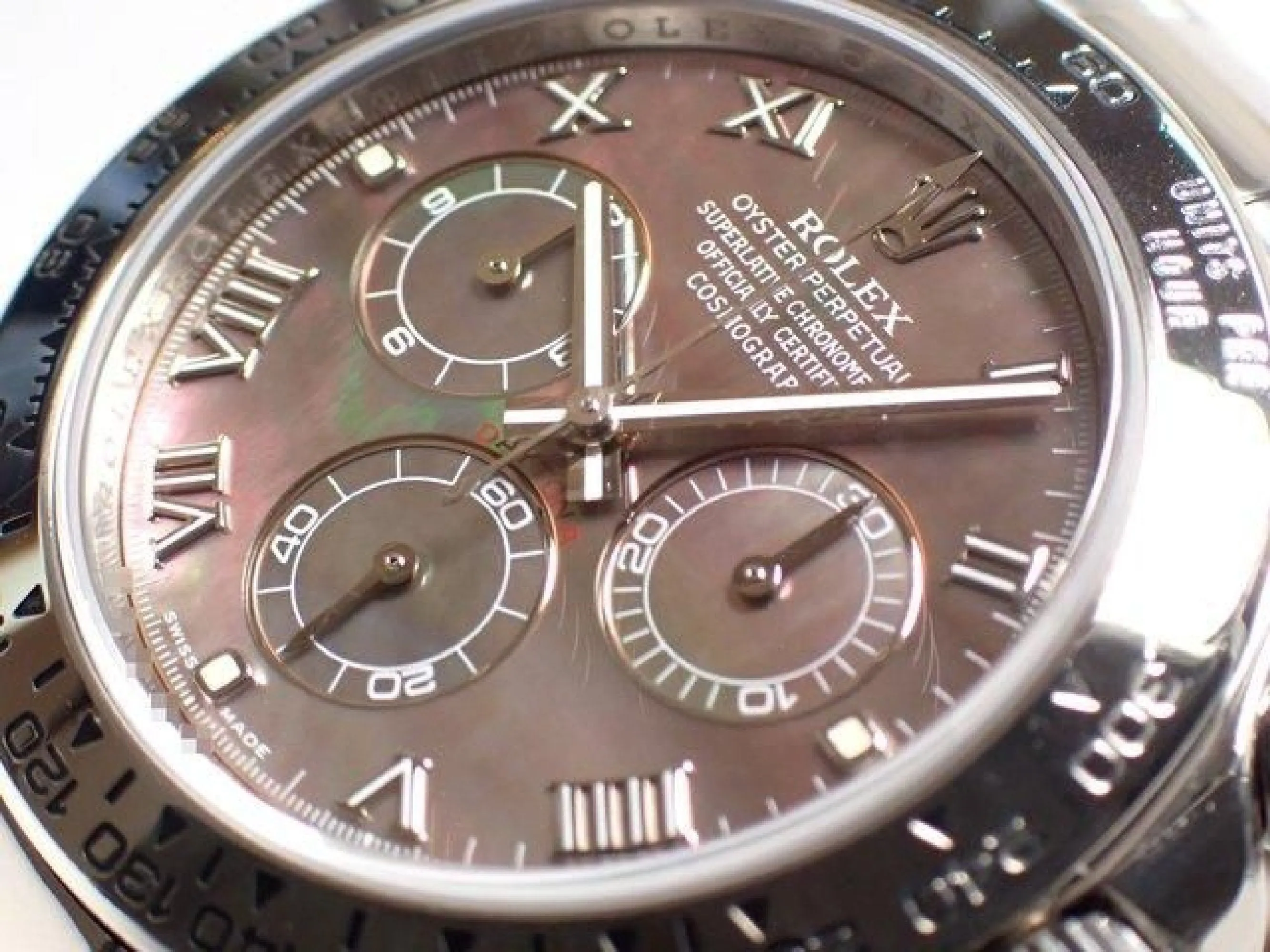 ROLEX Daytona 18KWG black Shell 116509NR '11 Mens 184790160