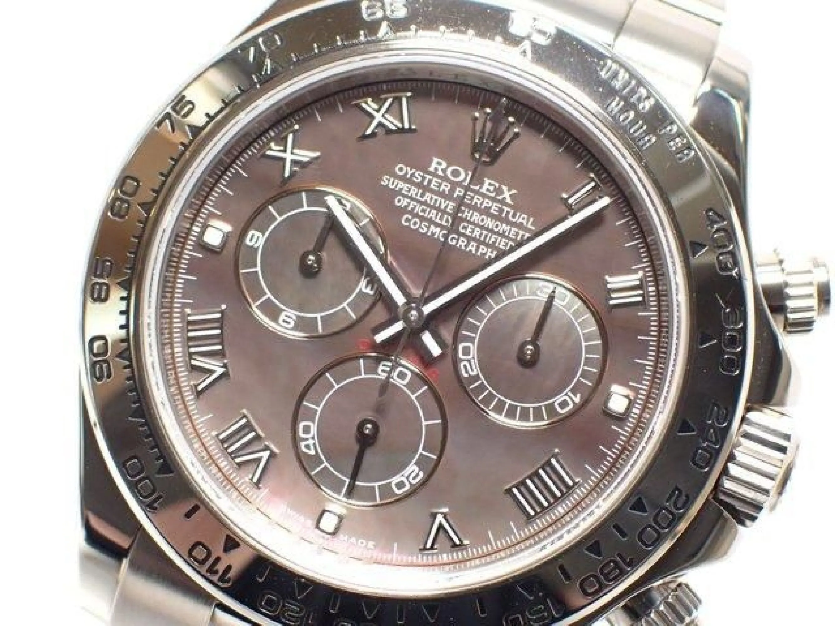 ROLEX Daytona 18KWG black Shell 116509NR '11 Mens 184790160