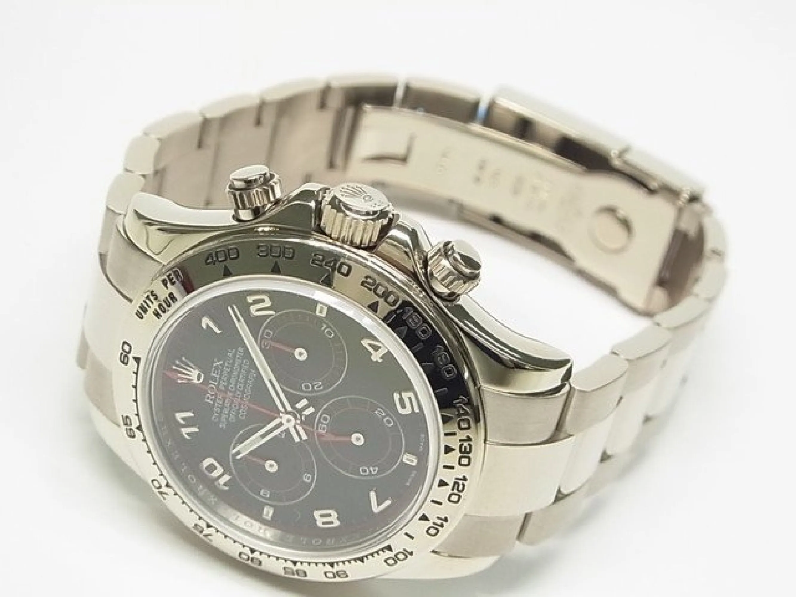 ROLEX Daytona 18KWG blackAR 116509 D series Mens 181936466