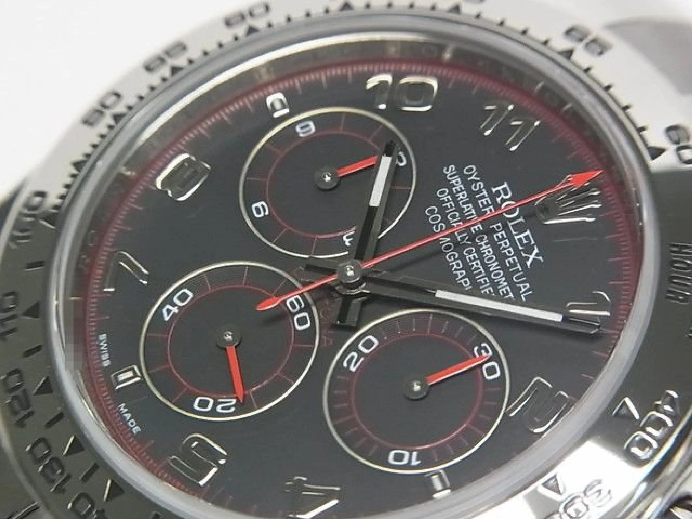 ROLEX Daytona 18KWG blackAR 116509 D series Mens 181936466