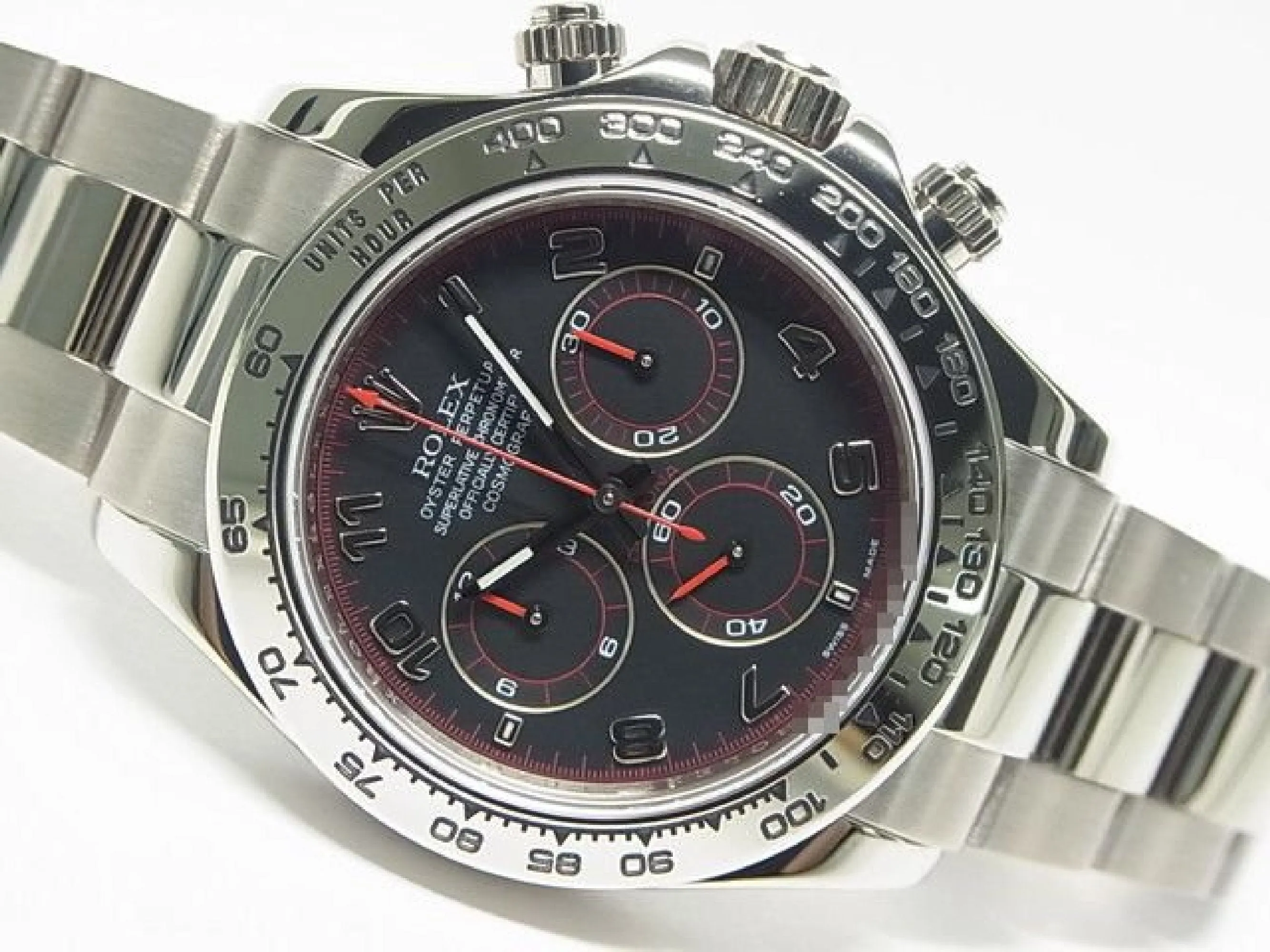ROLEX Daytona 18KWG blackAR 116509 D series Mens 181936466