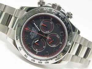 ROLEX Daytona 18KWG blackAR 116509 D series Mens 181936466
