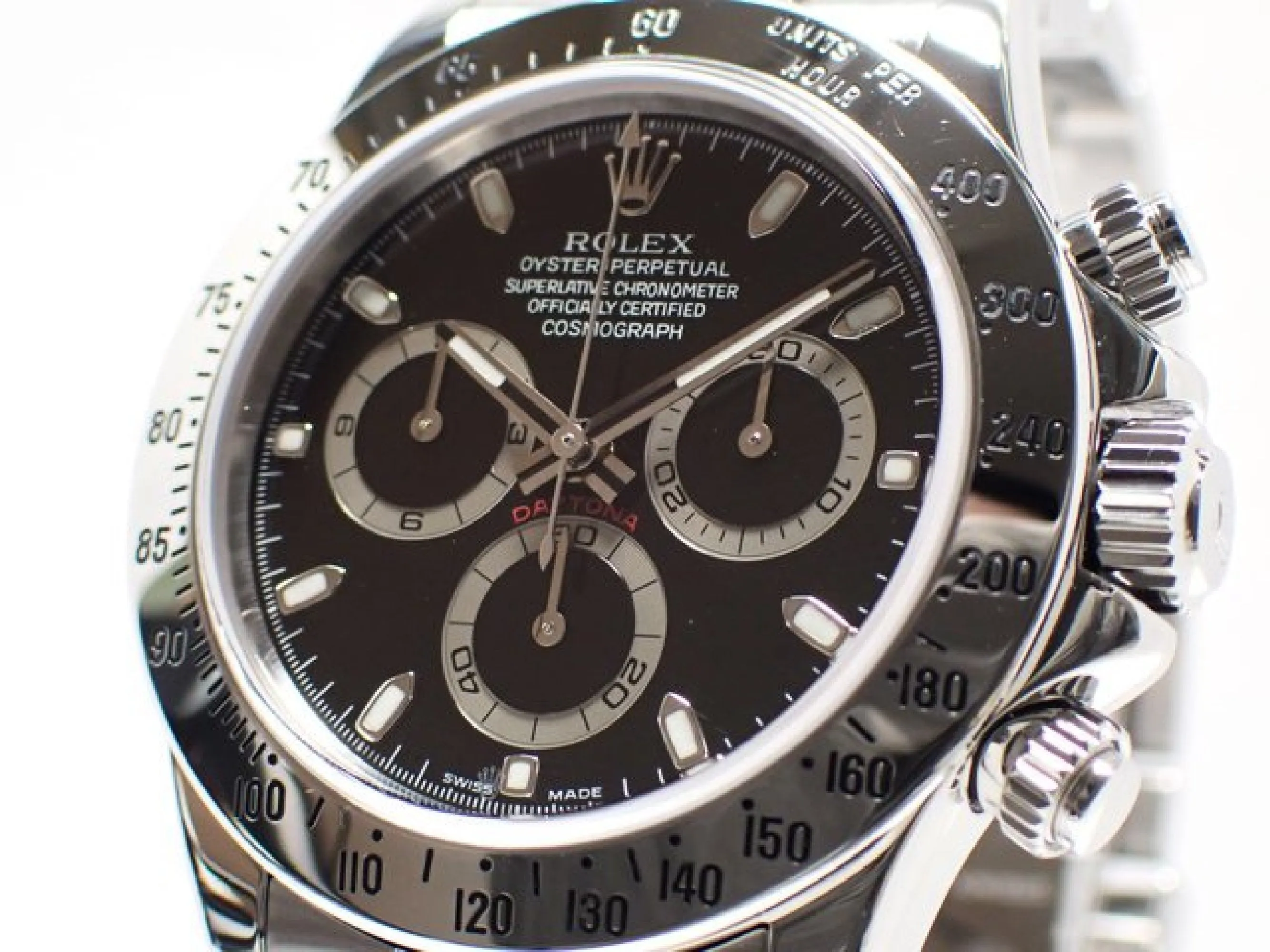 ROLEX Daytona black Dial 116520 '06 D series Mens 184725725