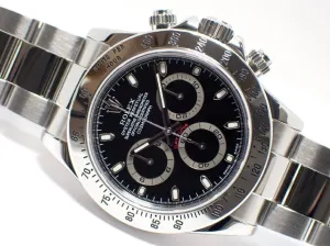 ROLEX Daytona black Dial 116520 '06 D series Mens 184725725