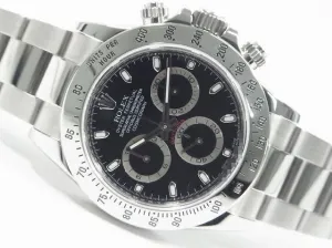 ROLEX Daytona black Dial 116520 V series Genuine goods Mens 183808042