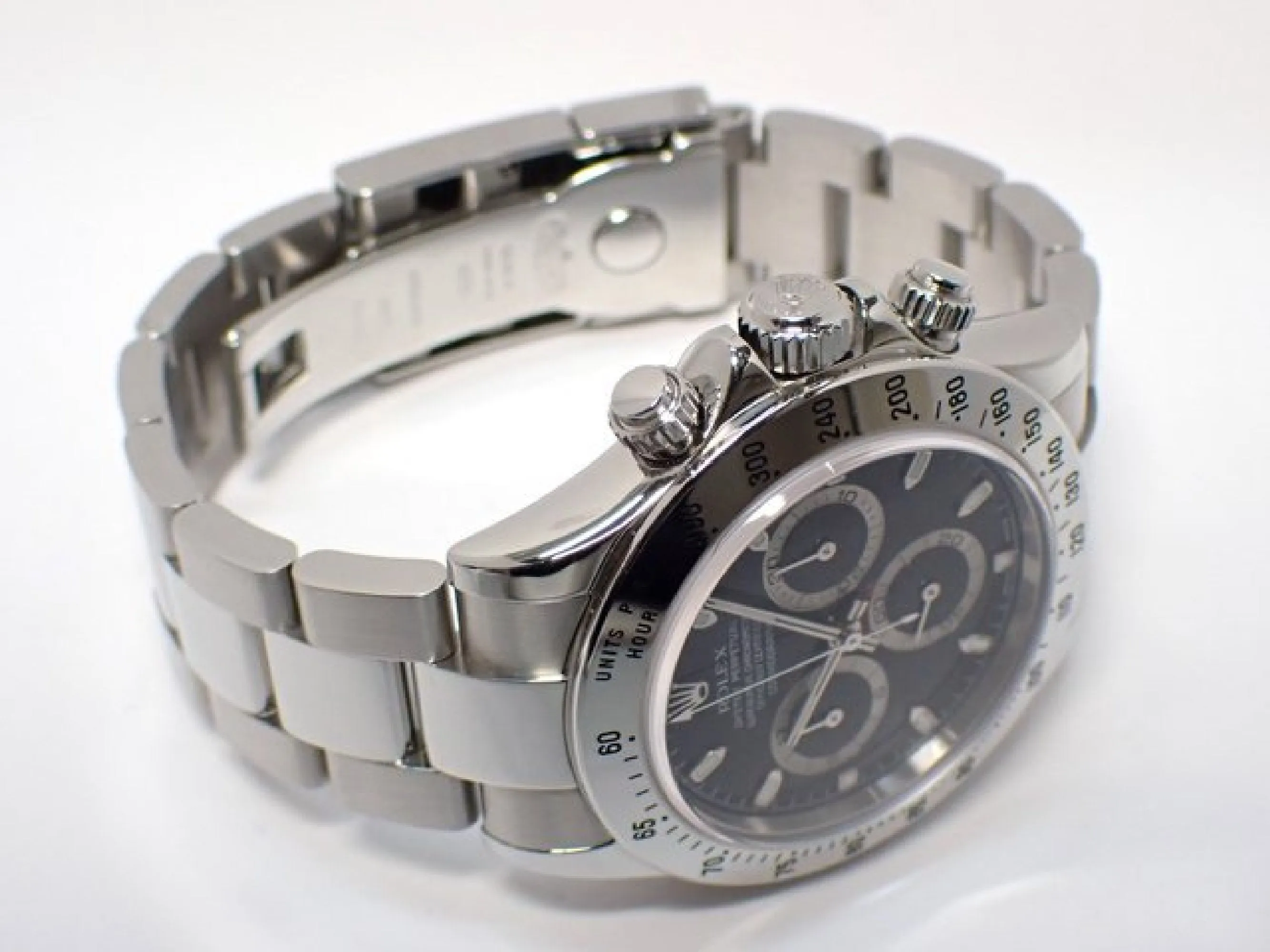 ROLEX Daytona black thin Hand Ref.116520 F series '04  Genuine goods Mens 183698323