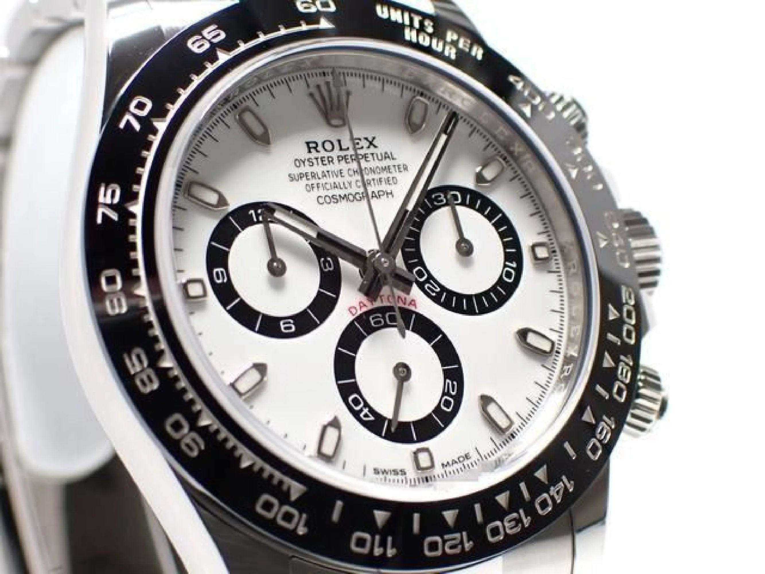 ROLEX Daytona white Dial 116500LN '21 Mens 185213571