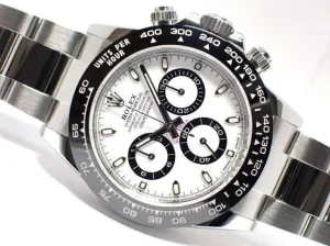 ROLEX Daytona white Dial 116500LN '21 Mens 185213571
