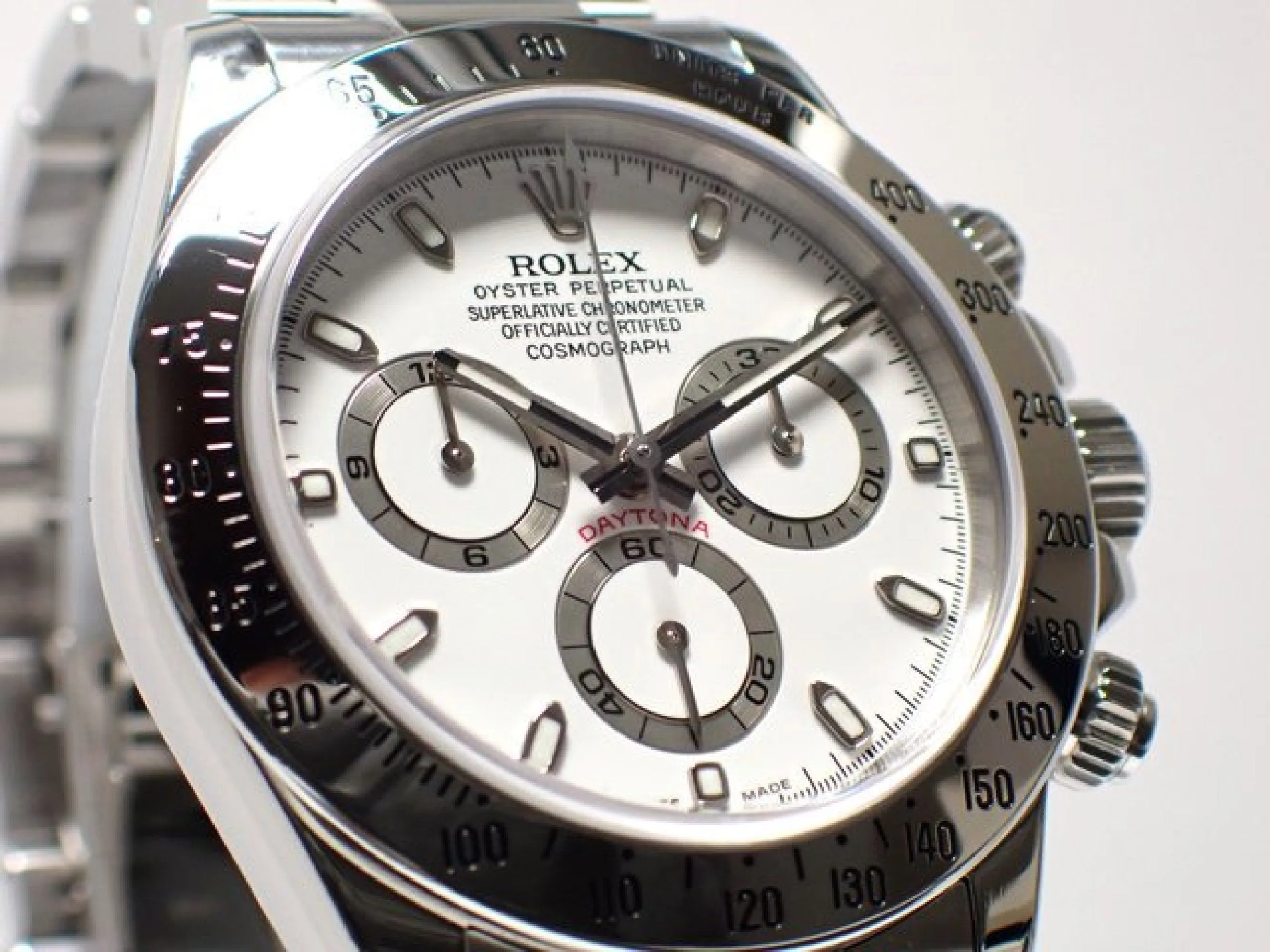 ROLEX Daytona white Dial 116520 '06 D series Genuine goods Mens 182465727
