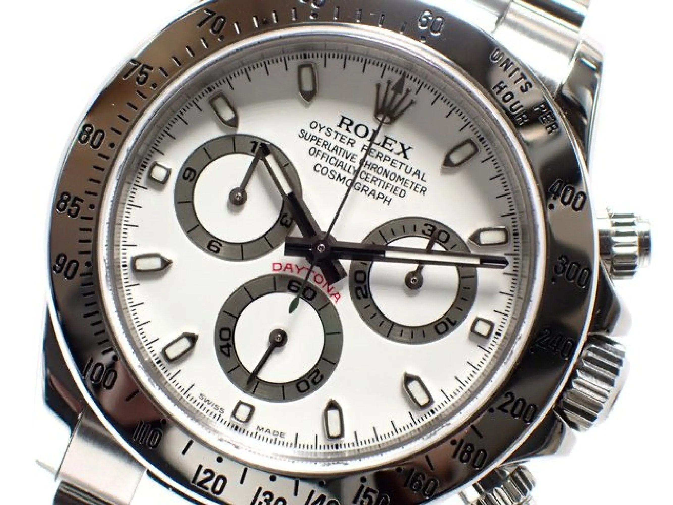 ROLEX Daytona white Dial 116520 '06 D series Genuine goods Mens 182465727