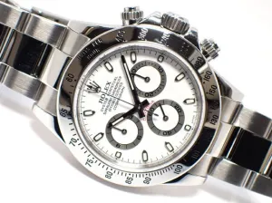 ROLEX Daytona white Dial 116520 '06 D series Genuine goods Mens 182465727