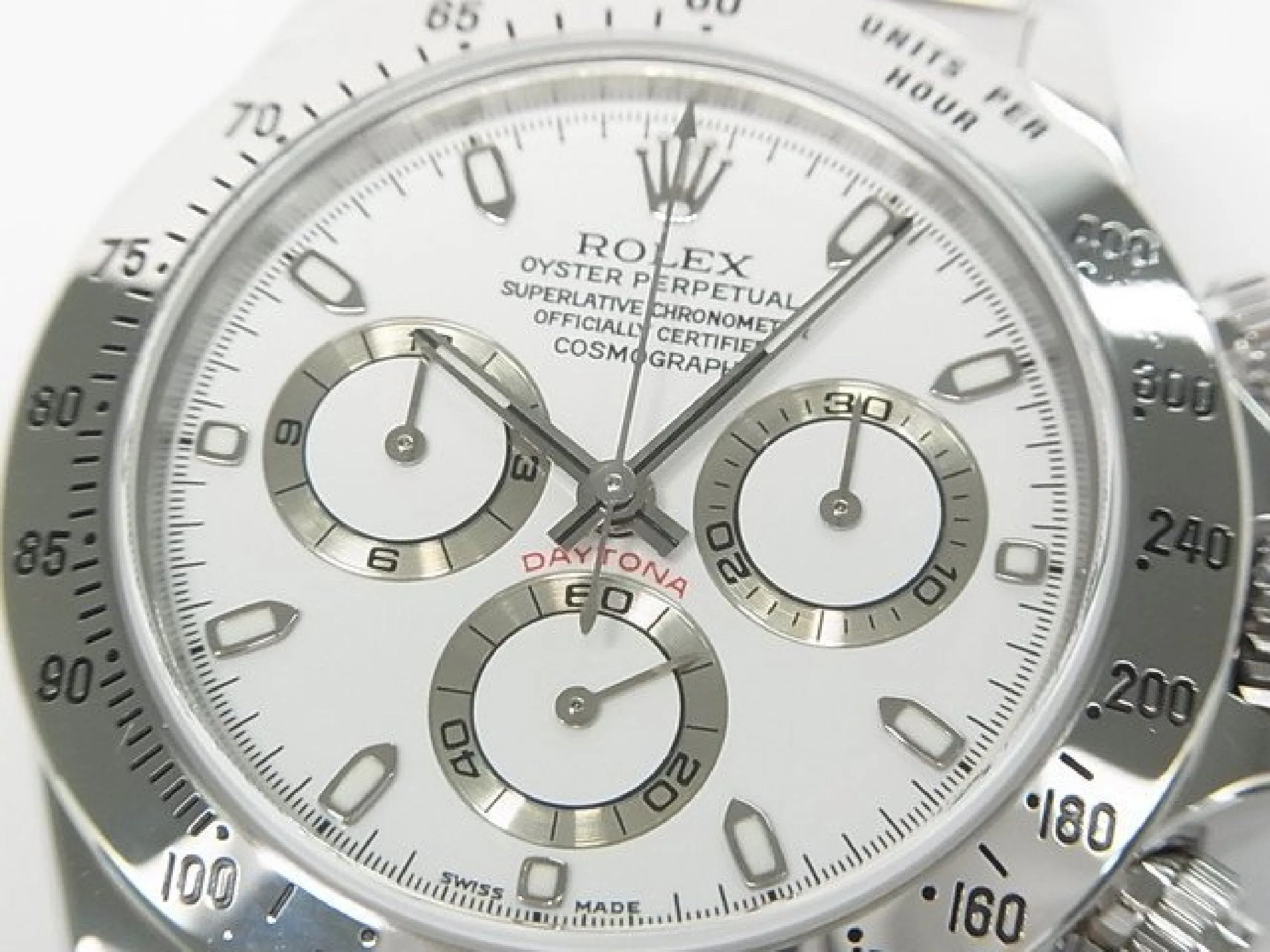 ROLEX Daytona white Dial 116520 F series Mens 182514146