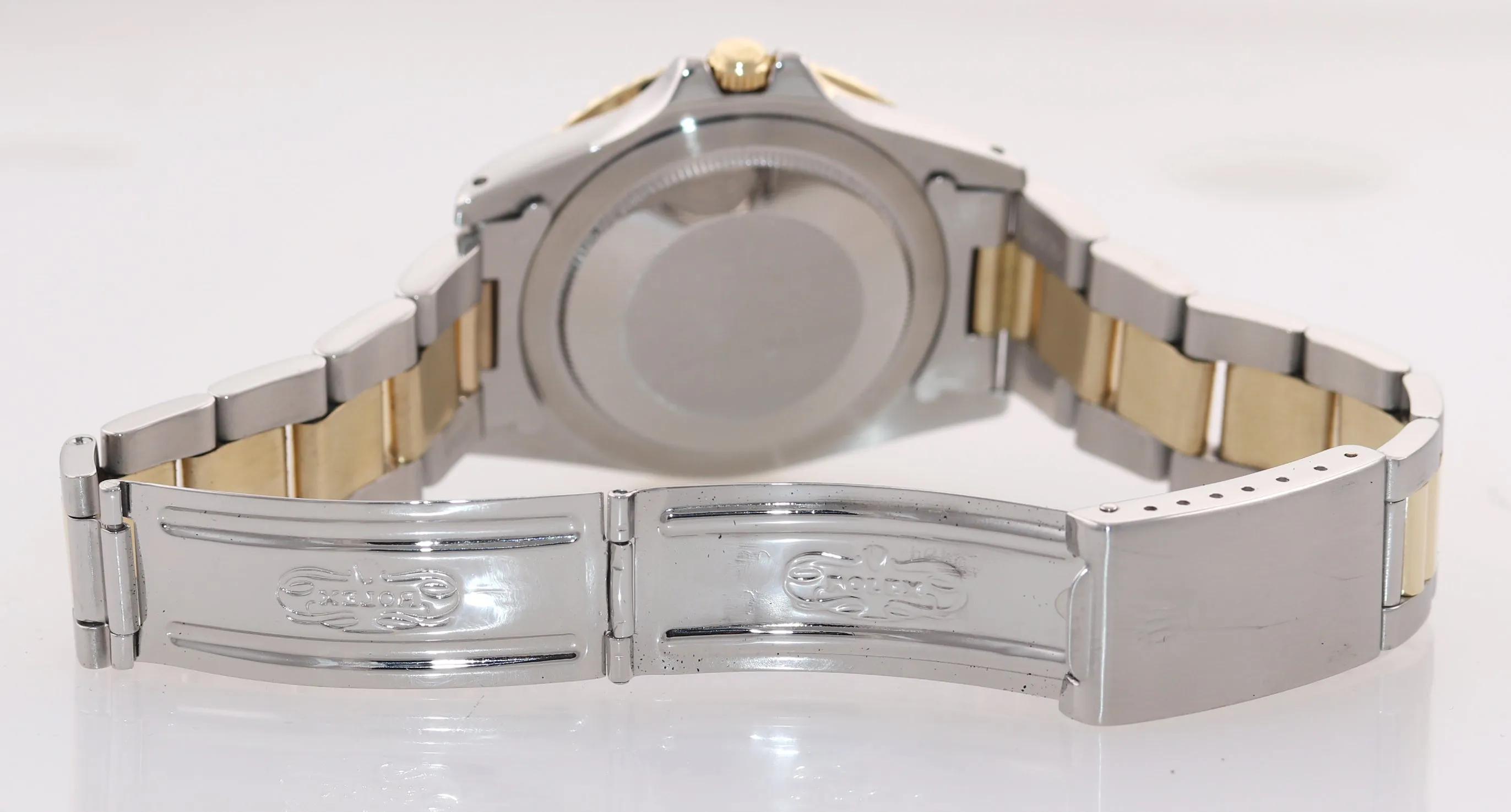 Rolex GMT-Master 1675 Jubilee Two-Tone NIPPLE Gold Steel Black Oyster Watch Box